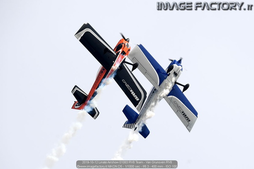 2019-10-12 Linate Airshow 01083 RV8 Team - Van Grunsven RV8
